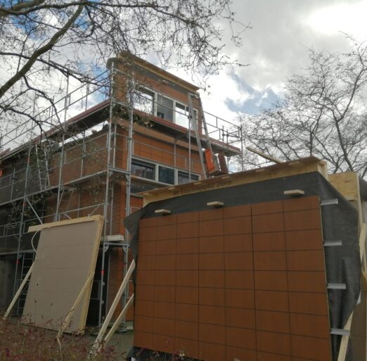 Dakopbouw Haarlem aan het werk