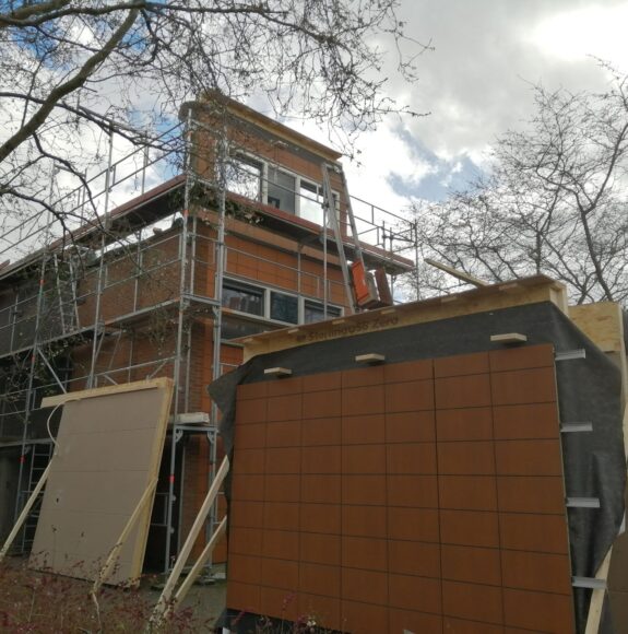 Dakopbouw Haarlem aan het werk