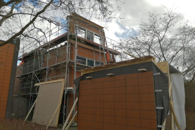 Dakopbouw Haarlem aan het werk