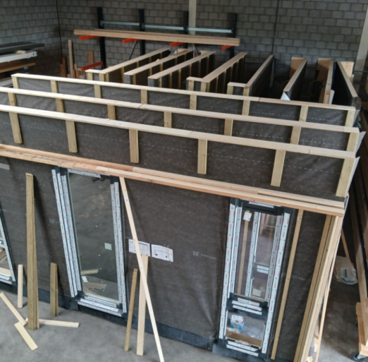 Prefab dakopbouw in Haarlem