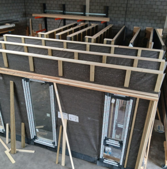 Prefab dakopbouw in Haarlem