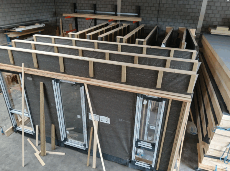 Prefab dakopbouw in Haarlem