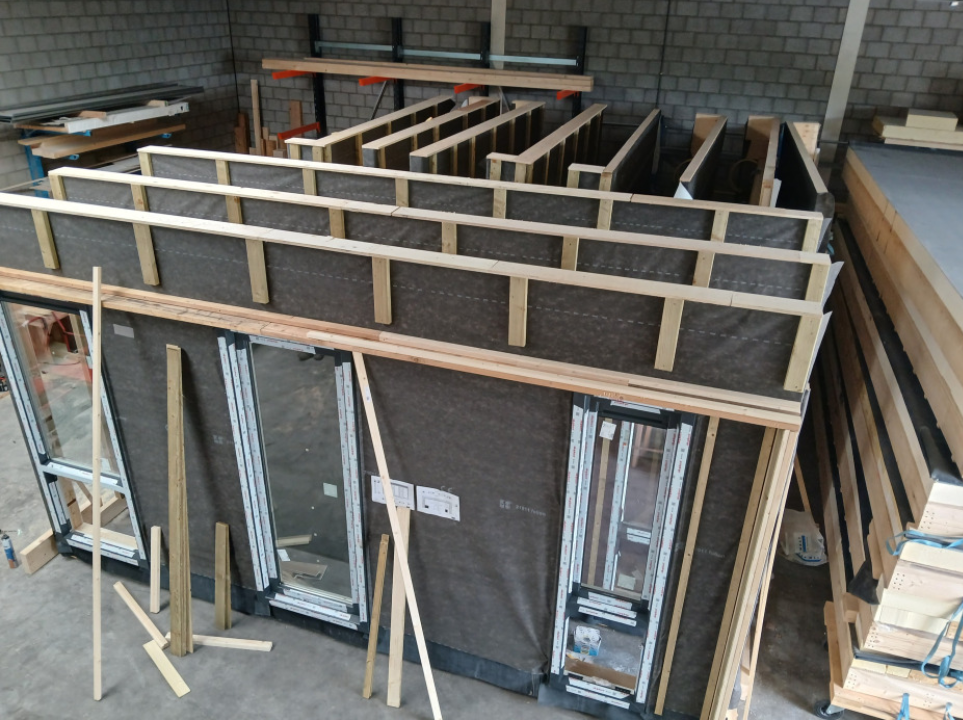 Prefab dakopbouw in Haarlem